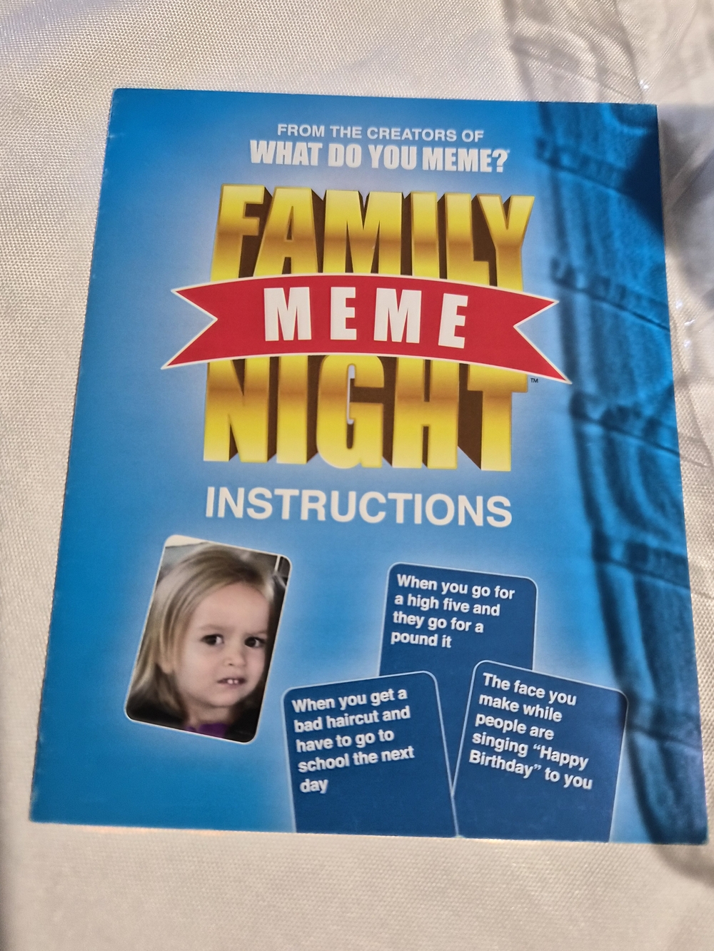 Family Meme Night Game - Blue